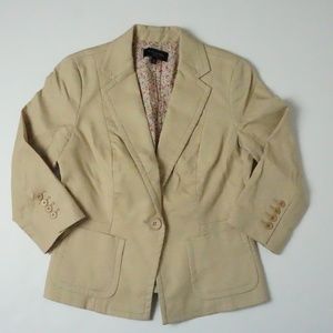 Talbots Tan Petite Women's Coat 8P